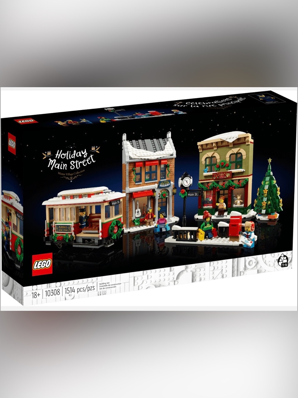 New LEGO Icons 10308 Holiday Main Street Winter Village Collection Sealed